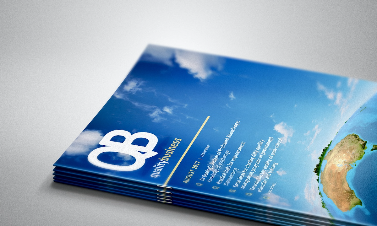 I developed the brand and print design for Quality Business® magazine, the flagship publication of the New Zealand Organisation for Quality and the Australian Organisation for Quality.